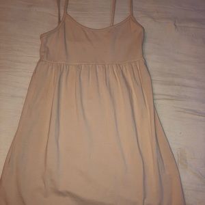 Flowy light pink dress